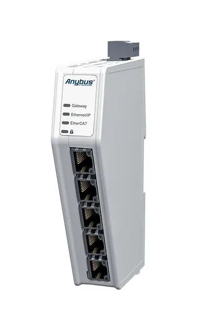 Produktfoto 1 von Anybus Kommunikationsgateway für PLC-Systeme Ethernet / IP Eingang EtherCAT Ausgang
