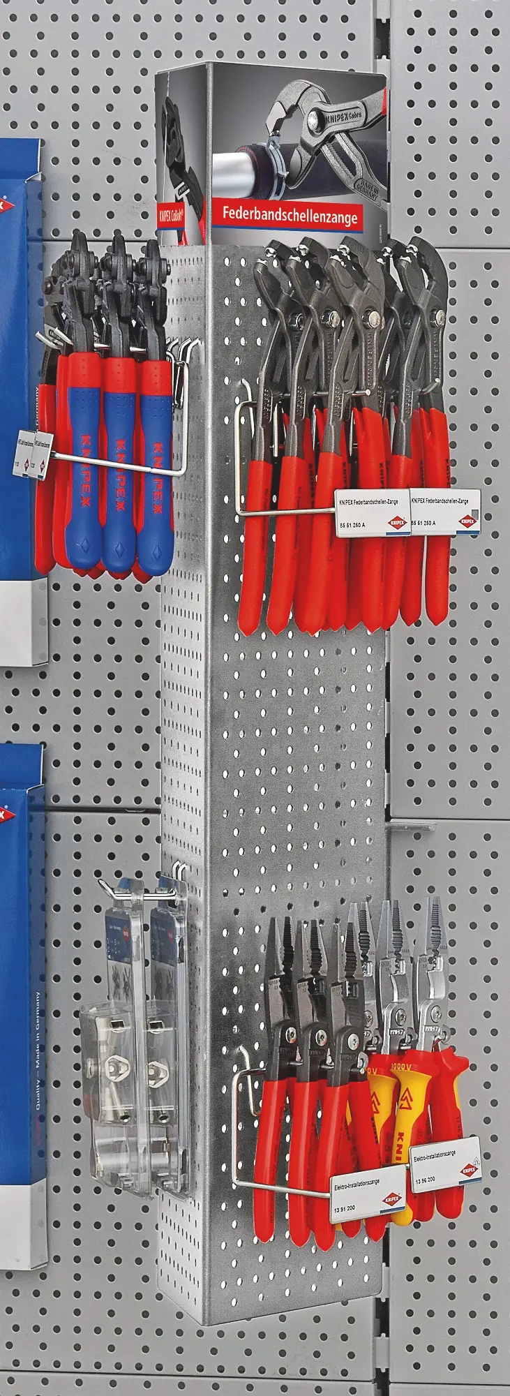Produktfoto 1 von Knipex Wandplatte Werkzeughalter, Werkzeughalter, Stahlblech