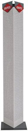 Produktfoto 1 von Knipex Wandplatte Werkzeughalter, Werkzeughalter, Pulverbeschichtet, Silber, Stahlblech