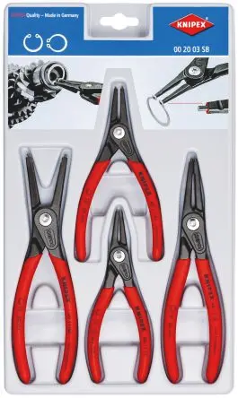 Produktfoto 1 von Knipex Satz Sicherungsringzangen Sicherungsringzangen-Satz 4 Stk.