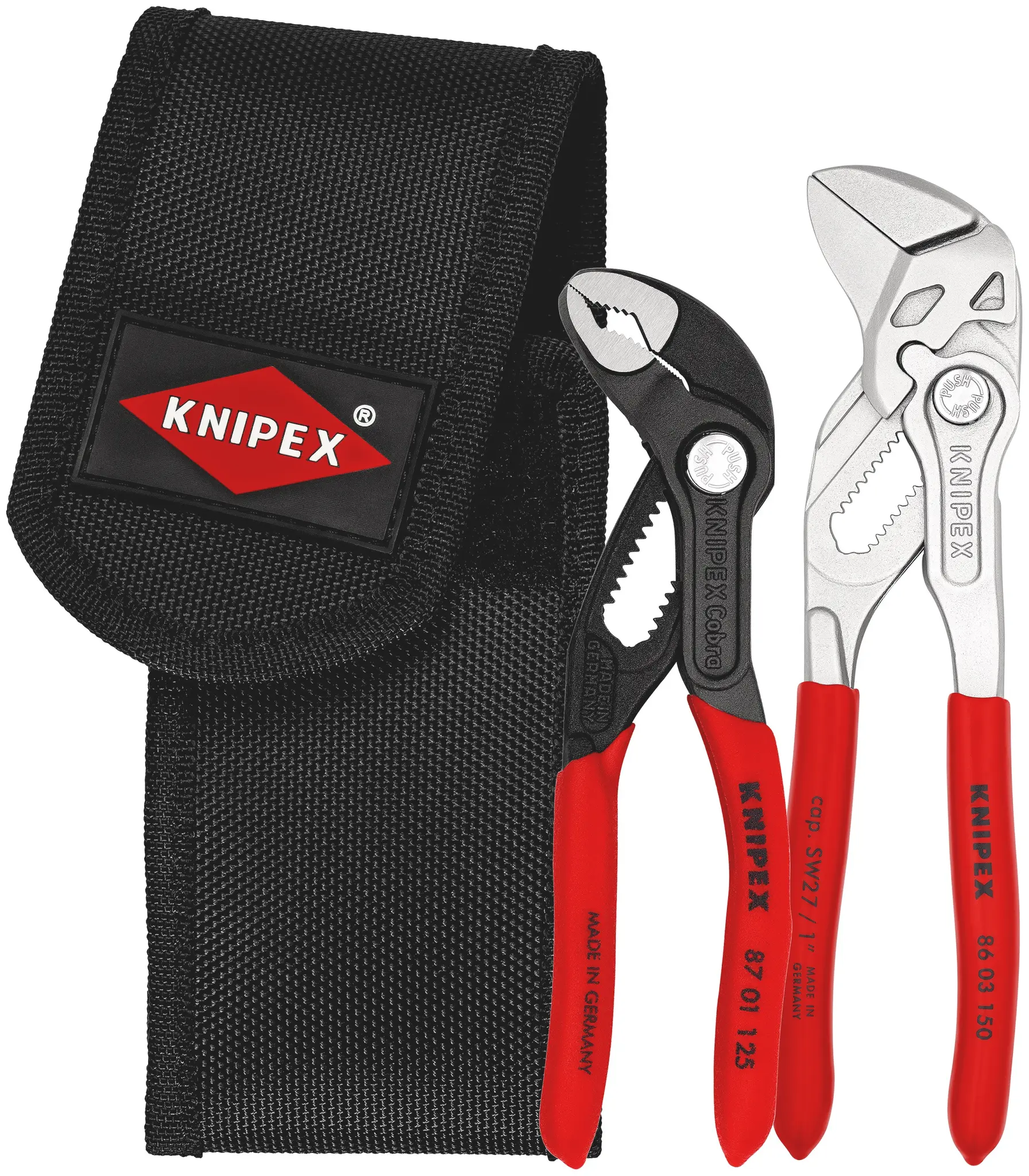 Produktfoto 1 von Knipex Zangensatz 2 Stk. 160 mm Zangenschlüssel, Wasserpumpenzange