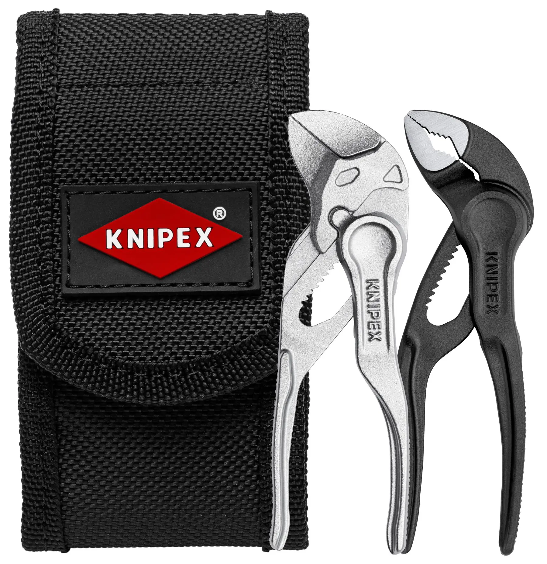 Produktfoto 1 von Knipex Zangensatz Gerade 2 Stk. 109 mm Zangenschlüssel, Wasserpumpenzange