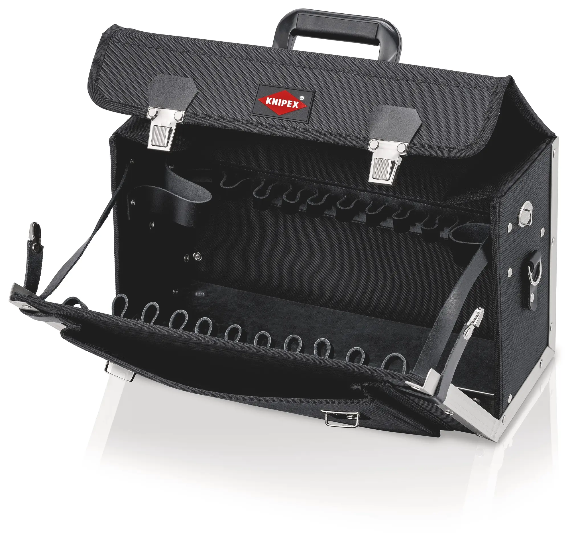 Produktfoto 1 von Knipex Polyester, Gewebe Werkzeugtasche, 270 mm x 440 mm x 180 mm Schultergurt