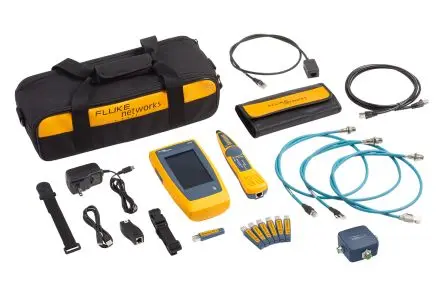 Produktfoto 1 von Fluke Networks LIQ-KIT-IE Netzwerktester Tonsignal, Kabelprüfgerät, RJ45 RJ45