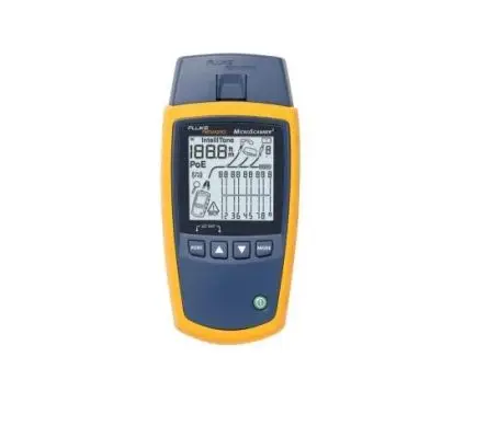 Produktfoto 1 von Fluke Networks MS2-100-IE Netzwerktester Tonsignal, Kabelprüfgerät, RJ45, RJ11 RJ11, RJ45