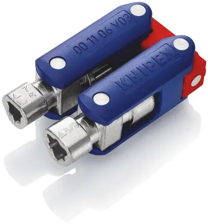 Produktfoto 1 von Knipex Schaltschrankschlüssel Schaltschrankschlüssel 9-in-1, im Zink-Gehäuse