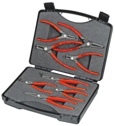 Produktfoto 1 von Knipex Sprengringzange Sicherungsringzangen-Satz 8 Stk.