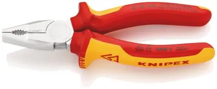 Produktfoto 1 von Knipex Rundzange Schneidkraft → Hard Wire: 2 mm, Piano Wire: 1.5 mm 160mm VDE 1000V zugelassen