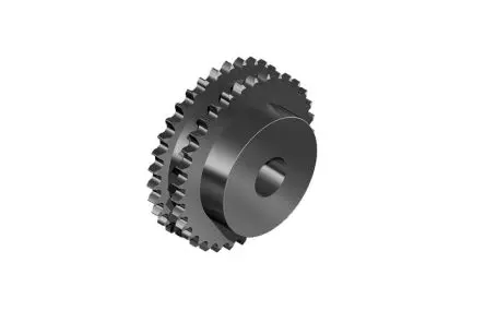SKF 25-Zahn Grobe Schaftbohrung Kettenrad, Stahl, Teilungs-Ø 152 mm 12B-2, 50 mm