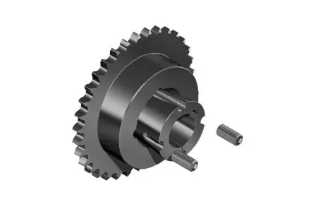Produktfoto 1 von SKF 24-Zahn Spannbuchse Kettenrad, Stahl, Teilungs-Ø 145.94 mm 12B-1, 45 mm