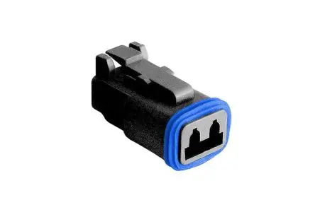 Produktfoto 1 von Bulgin PX0104 Steckverbindergehäuse, Frei hängend, Rechteckiger Steckverbinder, Crimpbefestigung, Stecker, 2-polig,