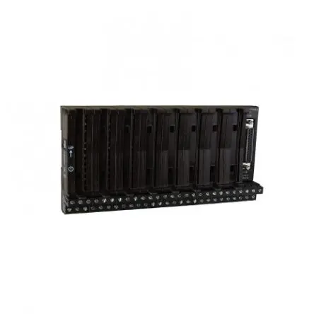 JM CONCEPT Polyamid Anschlussklemmenblock 50mA Schwarz 9-polig Schraubbefestigung 14AWG