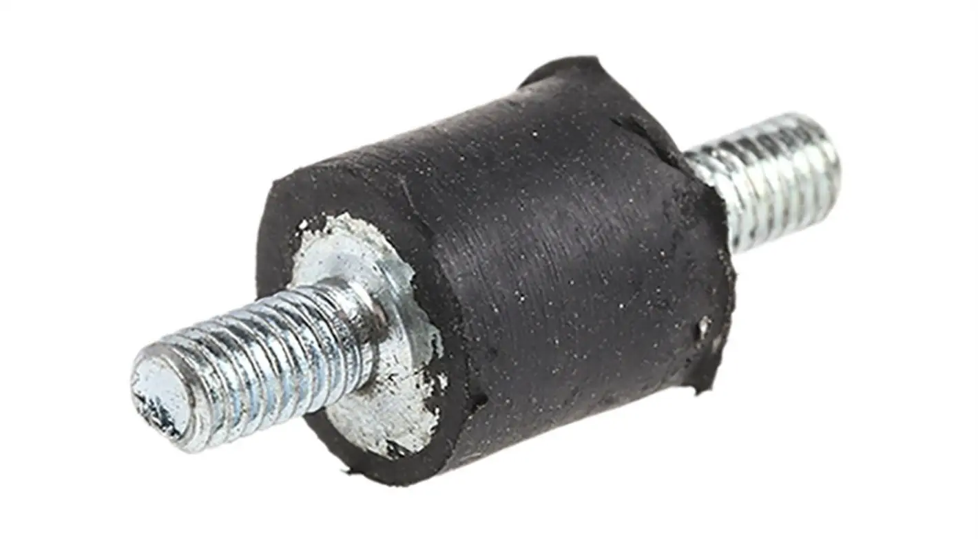 Produktfoto 1 von FIBET Vibrationsdämpfer, Außen-/Außengewinde Puffer Bohrung 3mm M3, Ø 8mm