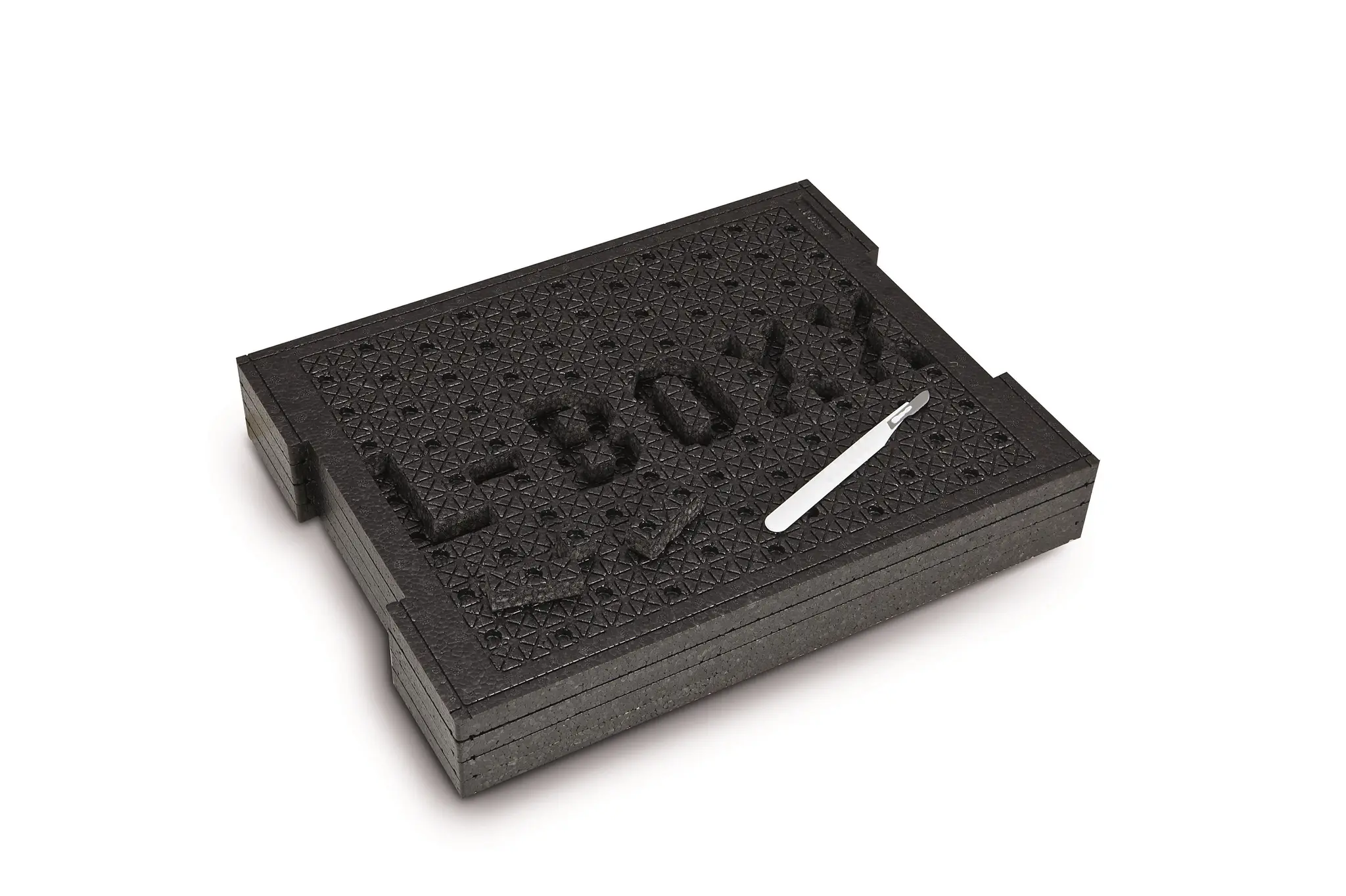 Produktfoto 1 von BS SYSTEMS 1000010146 Schaumstoffeinlage Schwarz Rechteckig, für L-BOXX 102