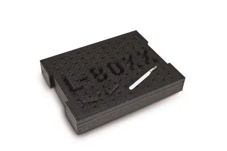 Produktfoto 1 von BS SYSTEMS 1000010146 Schaumstoffeinlage Schwarz Rechteckig, für L-BOXX 102
