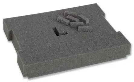 Produktfoto 1 von BS SYSTEMS 6000003672 Schaumstoffeinlage Grau Rechteckig, für L-BOXX 102, Transparenter Deckel für L-BOXX 102
