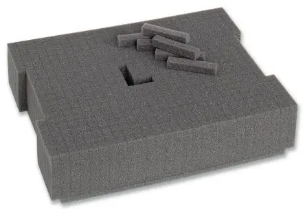 Produktfoto 1 von BS SYSTEMS 6000003673 Schaumstoffeinlage Grau Rechteckig, für L-BOXX 136, LS-BOXX