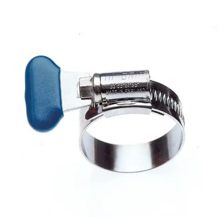 Produktfoto 1 von HI-GRIP Edelstahl Schlauchschelle Schnappschlauchschelle, mit Flügelschraube 90 mm