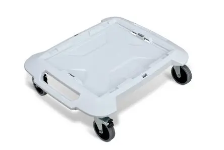 Produktfoto 1 von BS SYSTEMS Plattformwagen, ABS Flachbett, bis 100 kg 184 mm 646 mm