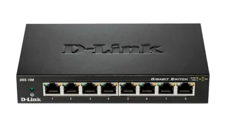 Produktfoto 1 von D-Link 8-Port Gigabit Unmanaged Desktop Switch DGS-105 Gigabit-Switch 8-Port Unmanaged 10Mbit/s, 100 Mbit/s, 1000 Mbit/s