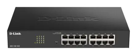 Produktfoto 1 von D-Link 16-Port Gigabit Smart Managed Switch Intelligenter Schalter 16-Port Smart 10Mbit/s, 100 Mbit/s, 1000 Mbit/s