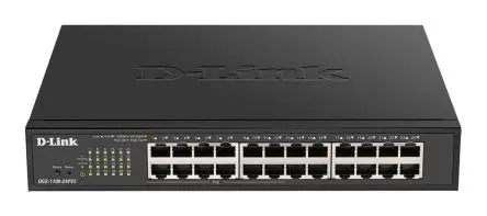 Produktfoto 1 von D-Link 24-Port Gigabit Smart Managed PoE Switch Intelligenter Schalter 24-Port Smart Power Over Ethernet 10Mbit/s, 100