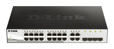 Produktfoto 1 von D-Link 20-Port Gigabit Smart Managed Switch Intelligenter Schalter 20-Port Smart 10Mbit/s, 100 Mbit/s, 1000 Mbit/s