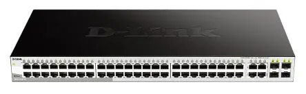 Produktfoto 1 von D-Link 52-Port Gigabit Smart Managed Switch Intelligenter Schalter 52-Port Smart 10Mbit/s, 100 Mbit/s, 1000 Mbit/s