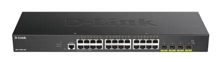 Produktfoto 1 von D-Link 28-Port Gigabit Smart Managed Switch with 10G Uplinks Intelligenter Schalter 28-Port Smart 10Mbit/s, 100 Mbit/s,