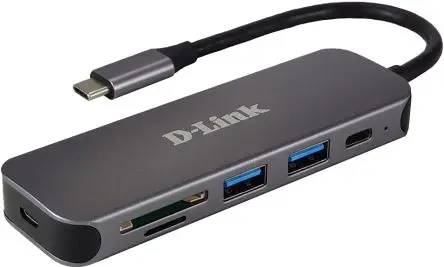 Produktfoto 1 von D-Link USB-C-Hub, 3 USB Ports, USB, USB-Bus