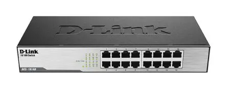 Produktfoto 1 von D-Link 16-Port Fast Ethernet Unmanaged Desktop Switch Ethernet-Switch 16-Port Unmanaged 100Mbit/s