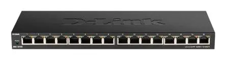 Produktfoto 1 von D-Link 16-Port Gigabit Unmanaged Switch Gigabit-Switch 16-Port Unmanaged 10Mbit/s, 100 Mbit/s, 1000 Mbit/s