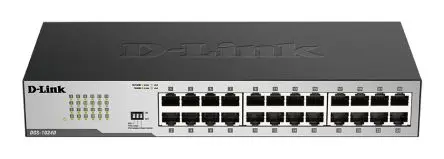 Produktfoto 1 von D-Link 24-Port Gigabit Unmanaged Desktop Switch Gigabit-Switch 24-Port Unmanaged 10Mbit/s, 100 Mbit/s, 1000 Mbit/s