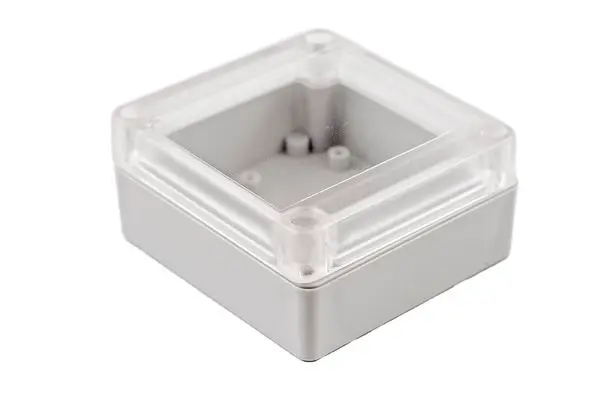 Produktfoto 1 von Hammond RP; Universalgehäuse; Polycarbonat; Hellgrau IP65 Breite 80 mm Höhe 40 mm Länge 85 mm
