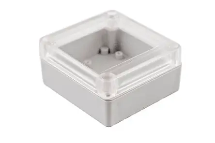 Produktfoto 1 von Hammond RP; Universalgehäuse; Polycarbonat; Hellgrau IP65 Breite 80 mm Höhe 40 mm Länge 85 mm