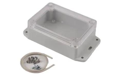 Produktfoto 1 von Hammond RP; Universalgehäuse; Polycarbonat; Hellgrau Geflanscht IP65 Breite 75 mm Höhe 40 mm Länge 105 mm