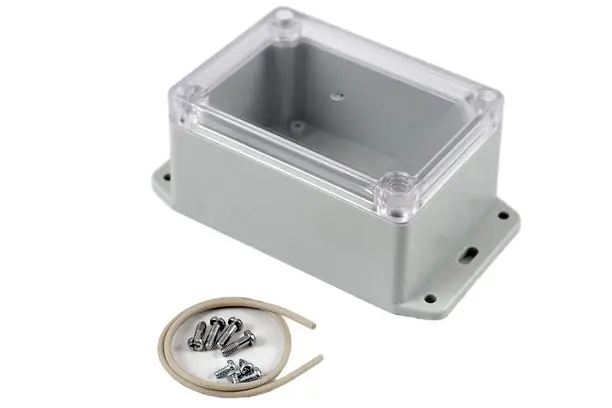 Produktfoto 1 von Hammond RP; Universalgehäuse; Polycarbonat; Hellgrau Geflanscht IP65 Breite 75 mm Höhe 55 mm Länge 105 mm