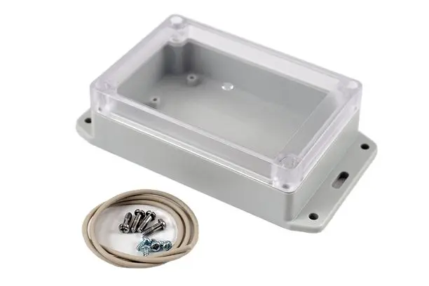 Hammond RP; Universalgehäuse; Polycarbonat; Hellgrau Geflanscht IP65 Breite 85 mm Höhe 40 mm Länge 125 mm