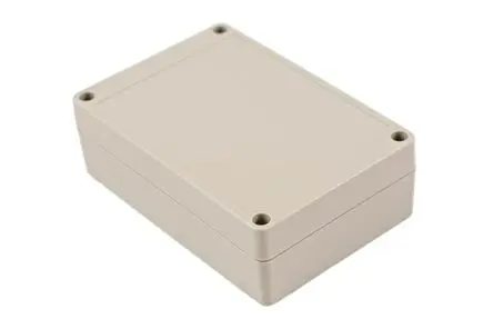 Produktfoto 1 von Hammond RP; Universalgehäuse; ABS; Hellgrau IP65 Breite 85 mm Höhe 40 mm Länge 125 mm