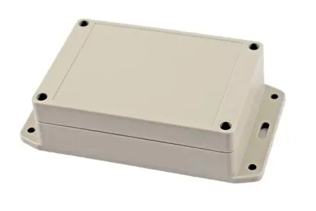 Produktfoto 1 von Hammond RP; Universalgehäuse; ABS; Hellgrau Geflanscht IP65 Breite 85 mm Höhe 40 mm Länge 125 mm