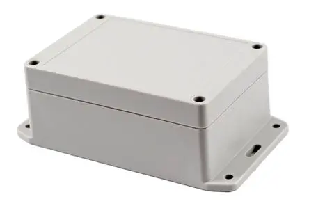 Produktfoto 1 von Hammond RP113; Universalgehäuse; Polycarbonat, ABS; Hellgrau, Cremefarben Geflanscht IP65 Breite 85 mm Höhe 55 mm Länge