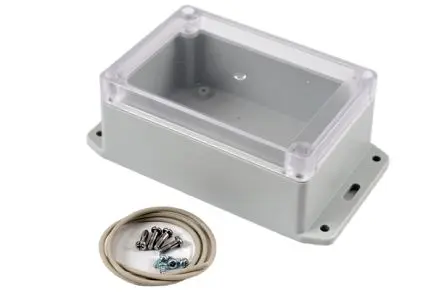 Produktfoto 1 von Hammond RP; Universalgehäuse; Polycarbonat; Hellgrau Geflanscht IP65 Breite 85 mm Höhe 55 mm Länge 125 mm