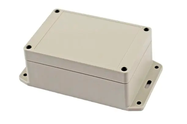 Produktfoto 1 von Hammond RP; Universalgehäuse; ABS; Hellgrau Geflanscht IP65 Breite 85 mm Höhe 55 mm Länge 125 mm