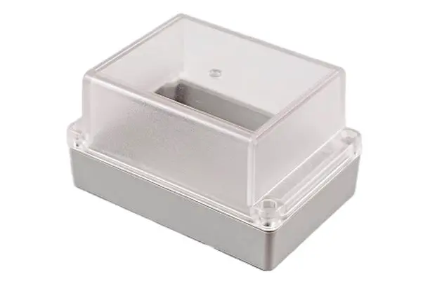 Produktfoto 1 von Hammond RP; Universalgehäuse; Polycarbonat; Hellgrau IP65 Breite 85 mm Höhe 70 mm Länge 125 mm