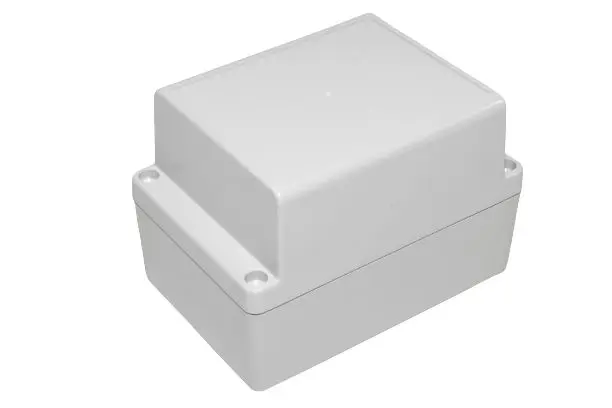 Produktfoto 1 von Hammond RP; Universalgehäuse; Polycarbonat; Hellgrau IP65 Breite 85 mm Höhe 85 mm Länge 125 mm
