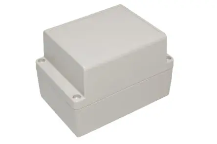 Produktfoto 1 von Hammond RP; Universalgehäuse; ABS; Hellgrau IP65 Breite 85 mm Höhe 85 mm Länge 125 mm