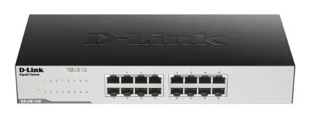 Produktfoto 1 von D-Link 16â€Port Gigabit Easy Desktop Switch Netzwerk Switch 16-Port Unmanaged 10Mbit/s, 100 Mbit/s, 1000 Mbit/s