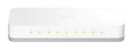 Produktfoto 1 von D-Link 8â€Port Fast Ethernet t Easy Desktop Switch Netzwerk Switch 8-Port Unmanaged 100Mbit/s