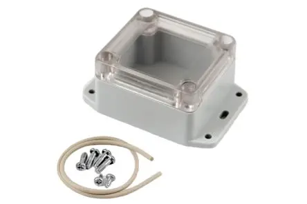 Produktfoto 1 von Hammond RP; Universalgehäuse; Polycarbonat; Hellgrau Geflanscht IP65 Breite 60 mm Höhe 40 mm Länge 65 mm