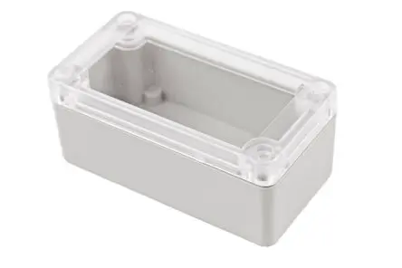 Produktfoto 1 von Hammond RP; Universalgehäuse; Polycarbonat; Hellgrau IP65 Breite 50 mm Höhe 40 mm Länge 95 mm